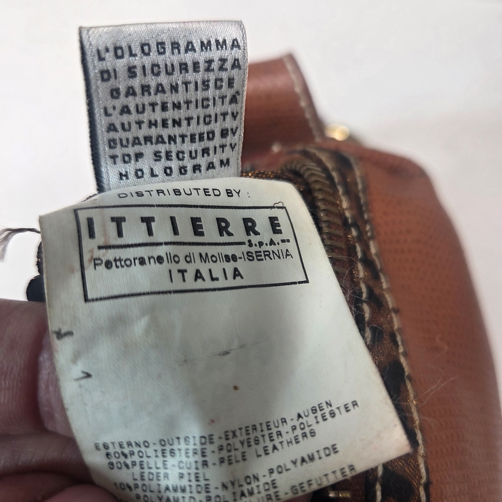 Authentic dolce & gabbana leather leopard trim mini shoulder bag purse 90s y2k - Picture 14 of 16